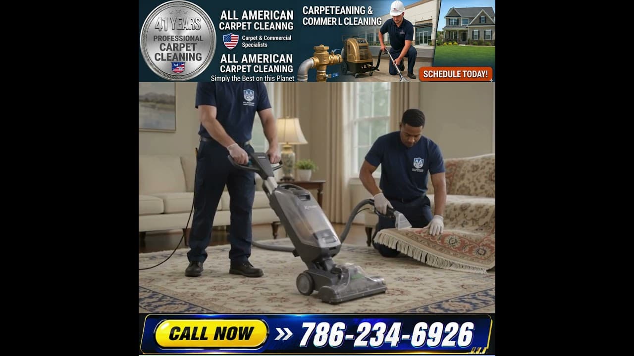 All America Carpet Cleaning - Ad