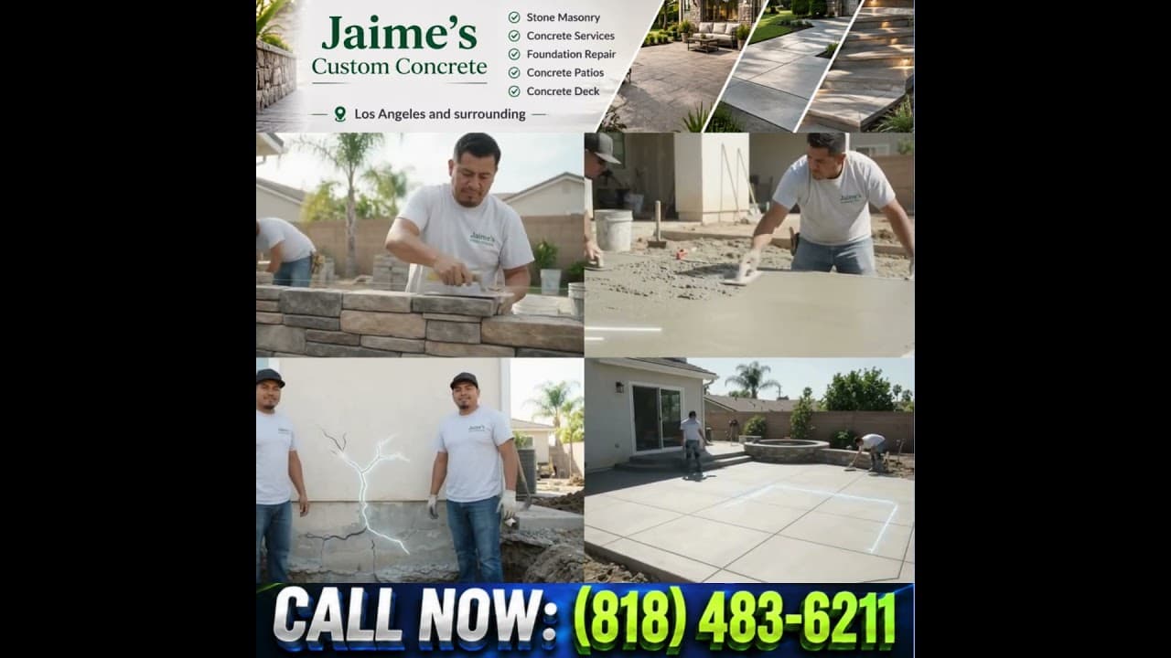 Jaime's Custom Concrete-Ad