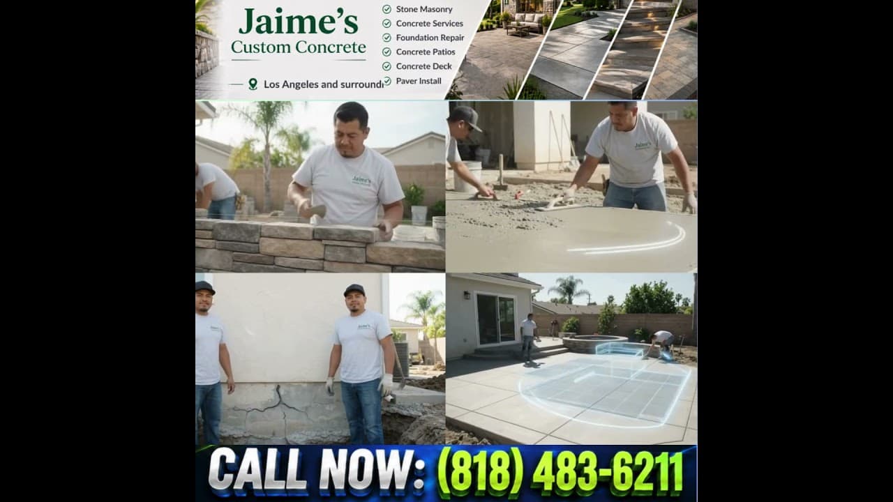 Jaime's Custom Concrete--Ad