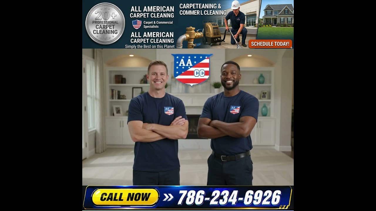 All America Carpet Cleaning - Ad
