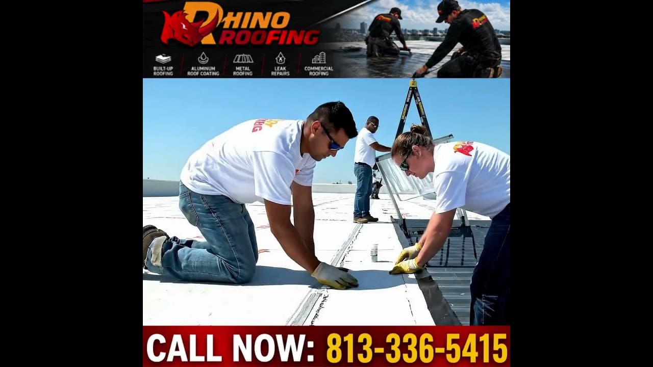 Rhino Commercial Roofing   Tampa fl - Ad