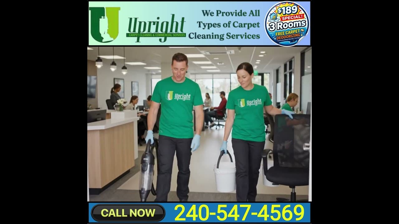 UPRIGHT Carpet Cleaning & Commercial Services -Ad