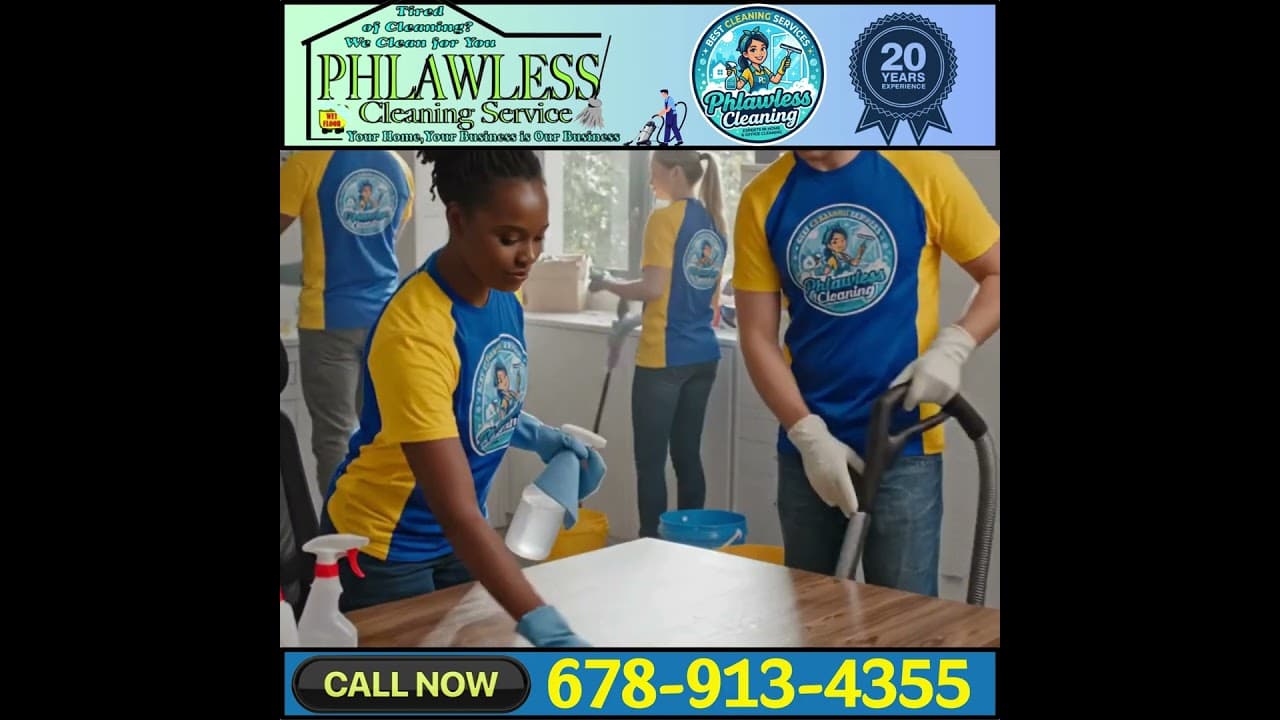 Phlawless Cleaning Service - Ad