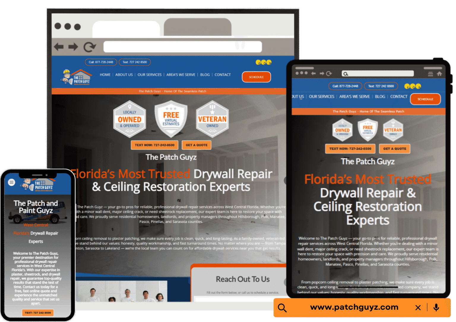 website preview