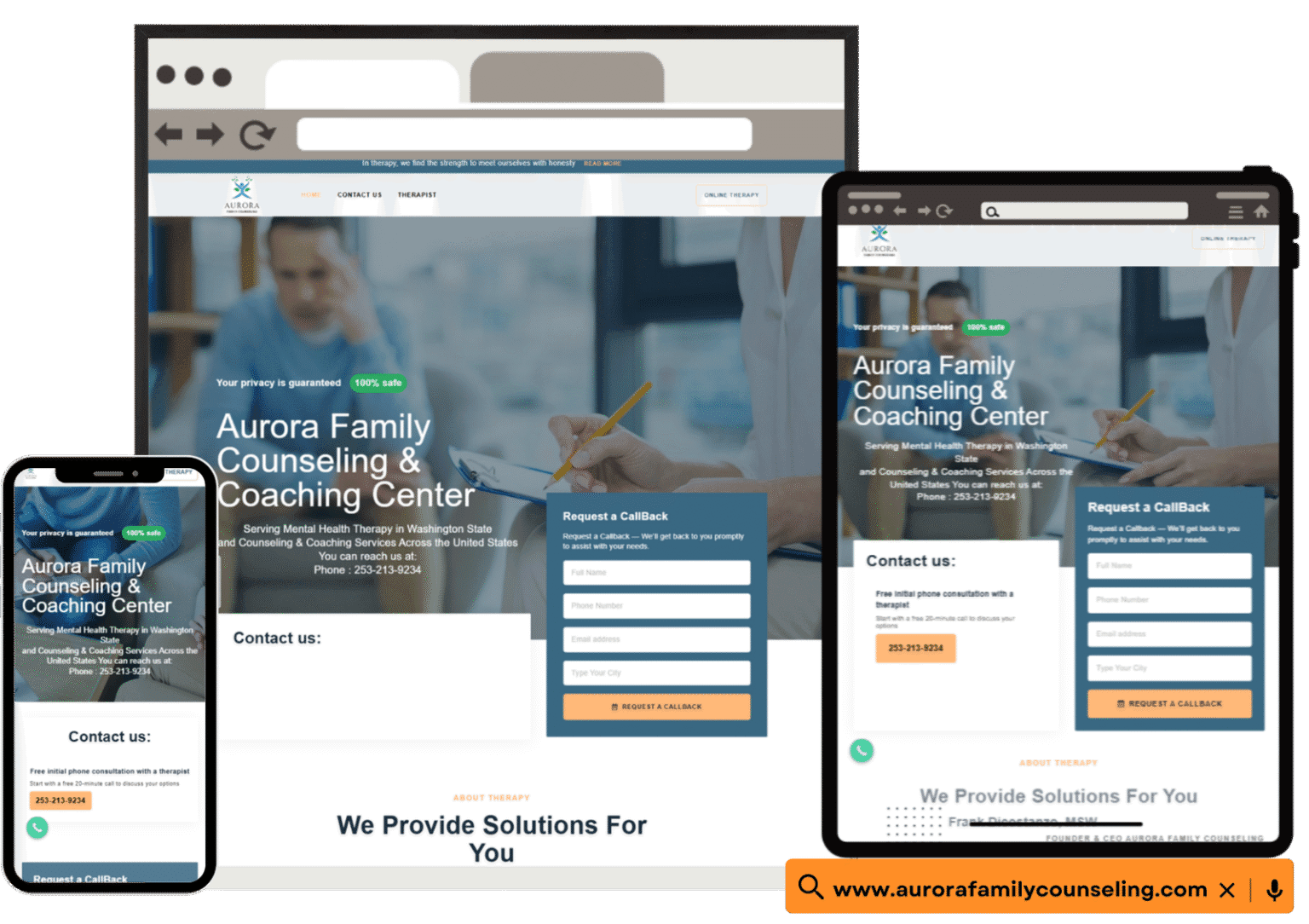 website preview