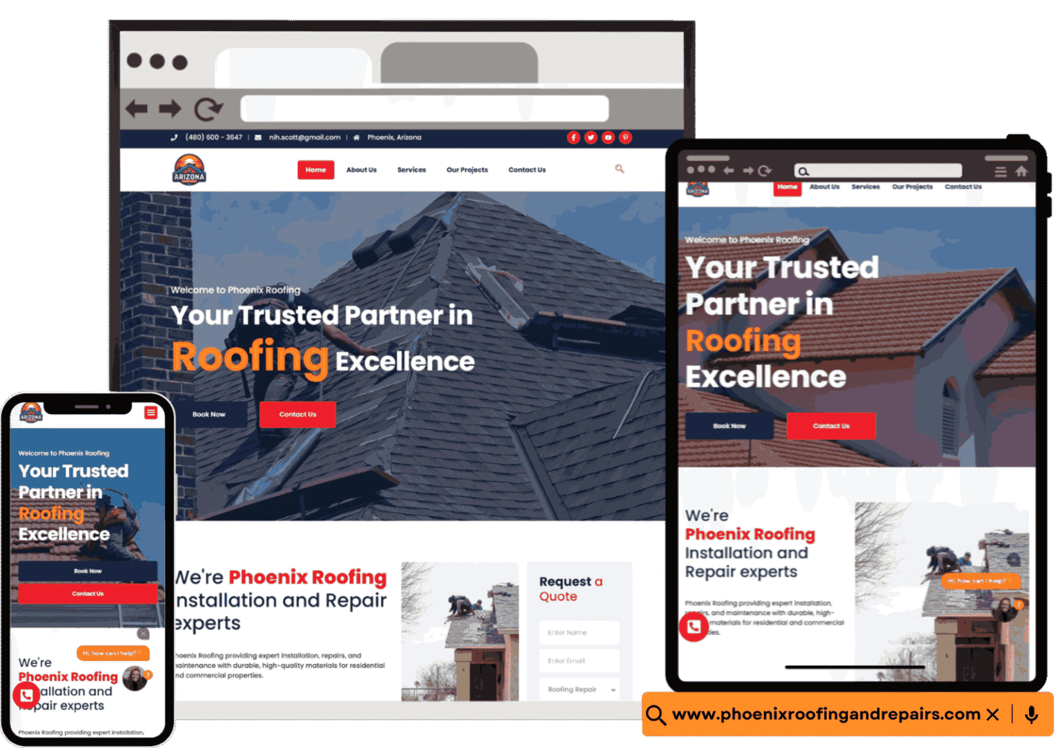 website preview