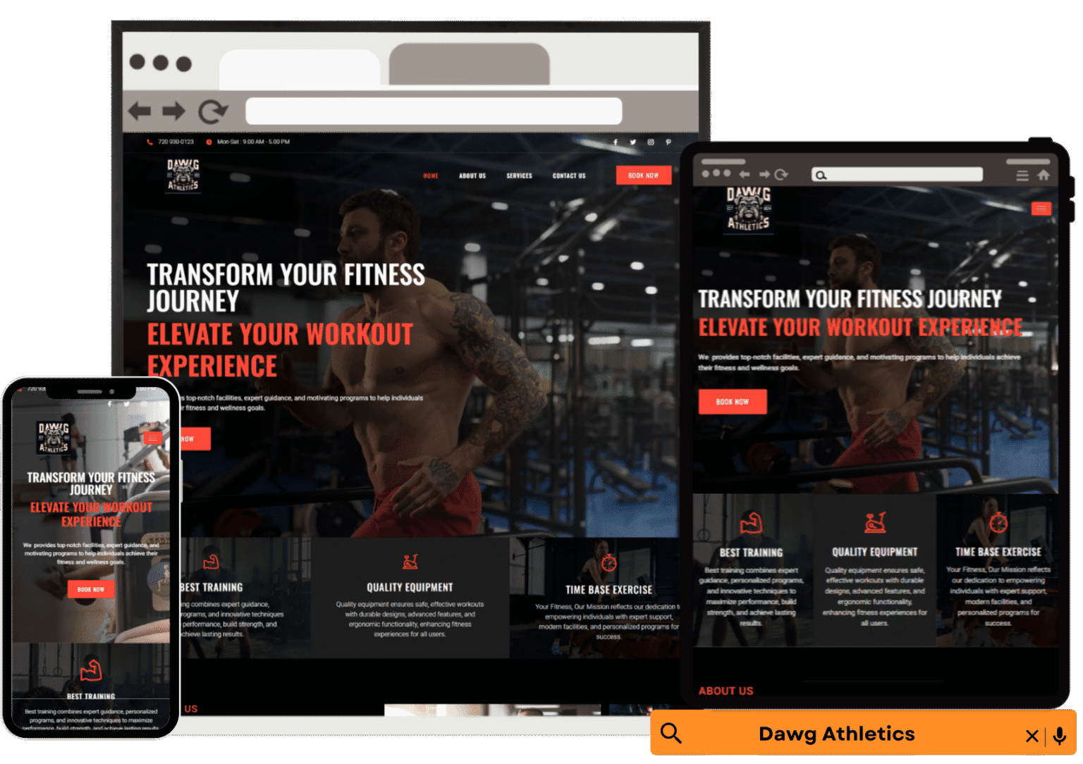 website preview