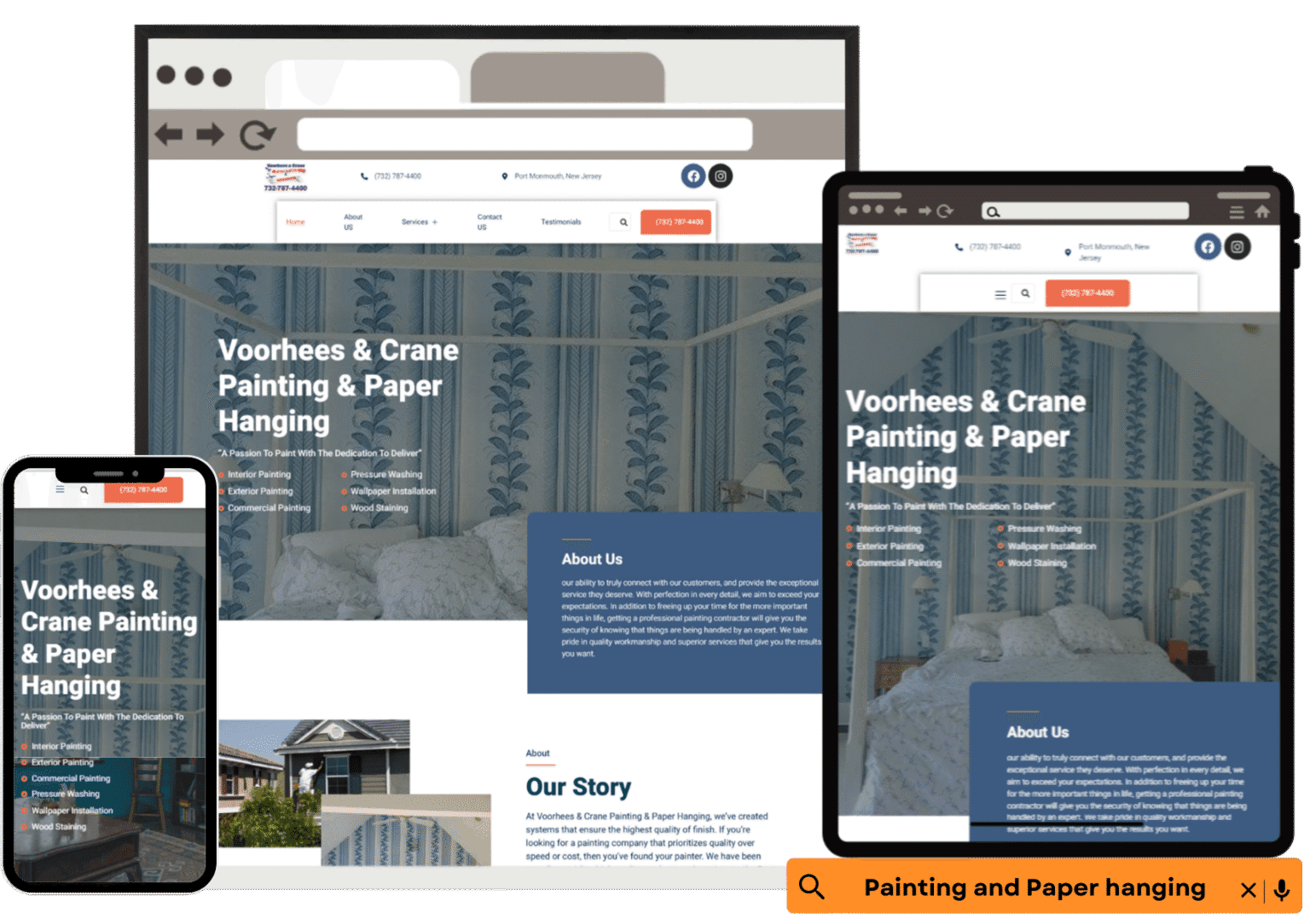 website preview